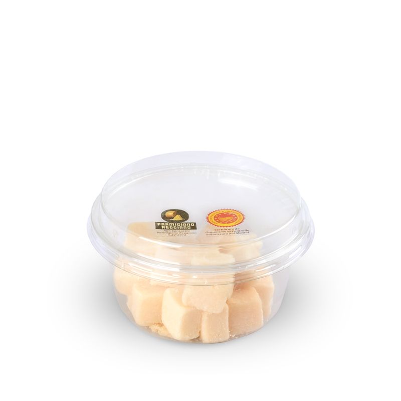 Cubetti di Parmigiano Reggiano DOP in Vaschette 80g 100g 125g